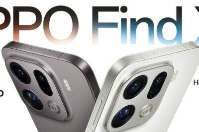 AI से लैस OPPO Find X9 Pro – 7,500mAh बैटरी और 200MP कैमरे के साथ धमाकेदार लॉन्च!